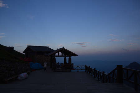 Wugong Mountain sceneryのeditorial素材