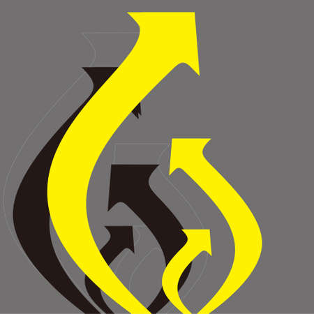 Curve pattern designのイラスト素材