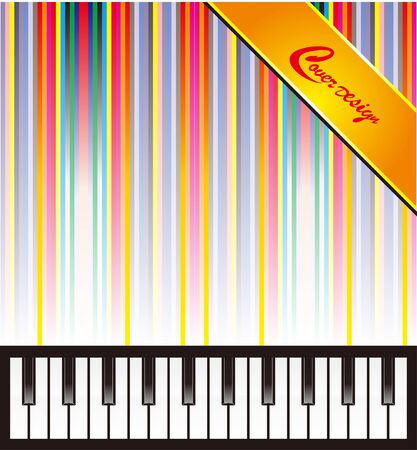 Vector guitar cover designのイラスト素材