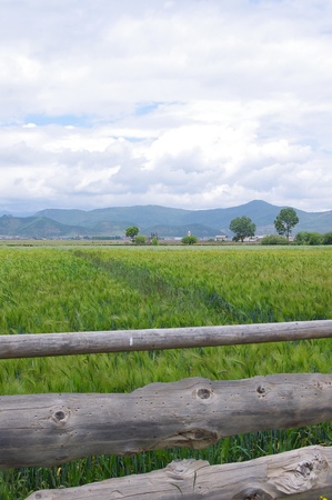 Chinese countryside landscapeの写真素材