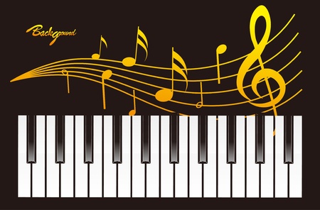 Piano background designのイラスト素材