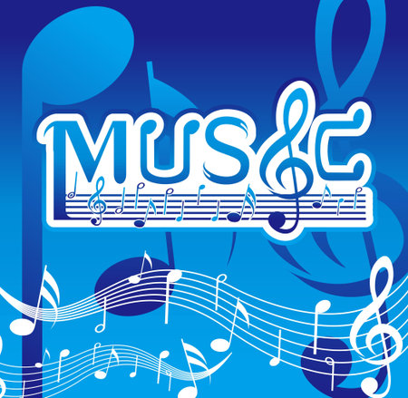 Music Font Designのイラスト素材