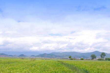 The outskirts of China Shangri-Laの写真素材