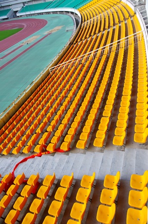 The stadium seatsのeditorial素材