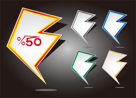 Vector label designのイラスト素材