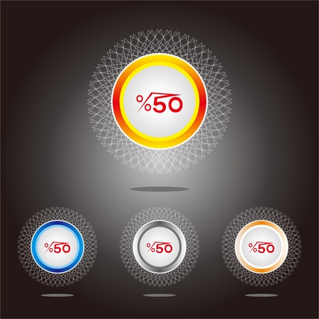 Vector label designのイラスト素材