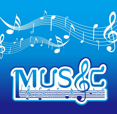 Music Font Designのイラスト素材