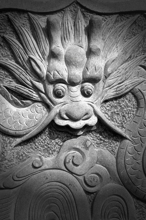 Long temple sculptureのeditorial素材