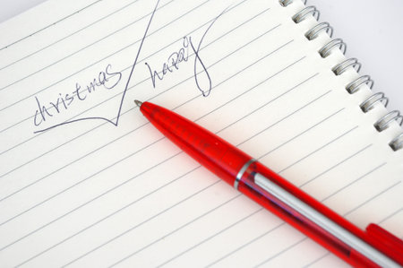 Notebook and pen