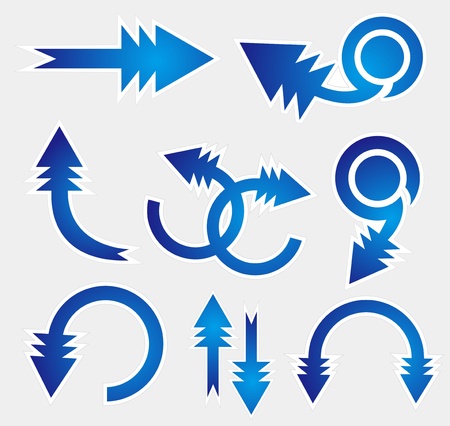 vector arrowsのイラスト素材