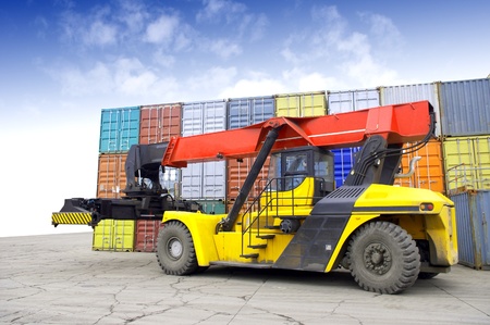 Containers and stackersの写真素材