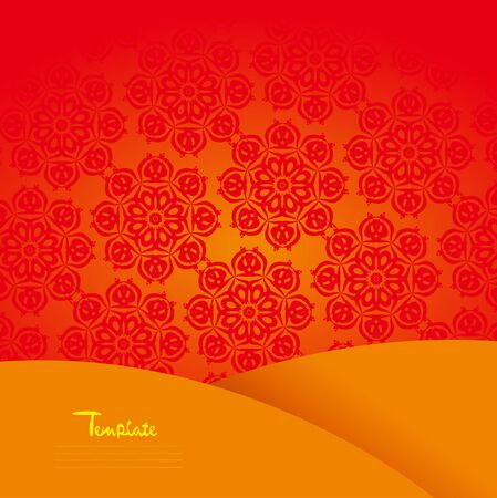 Seamless Damask wallpaperのイラスト素材