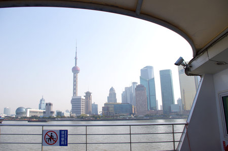 In the 2012 Shanghai city skyline