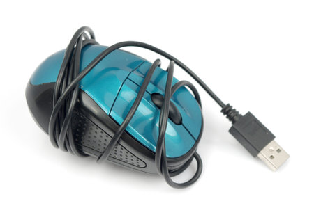 Has been wire wrapped around the mouse