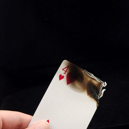Burning Pokerの写真素材
