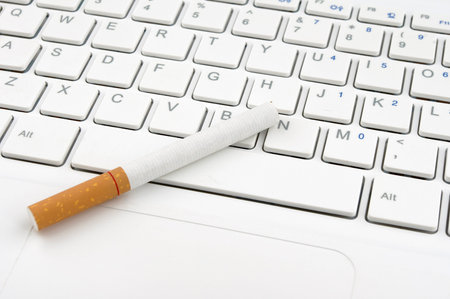 Cigarettes notebookの写真素材