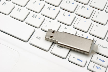 flash disk and the computer