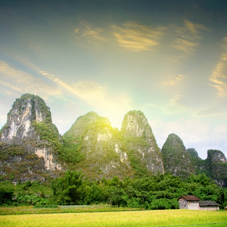 Guilin mountainsのeditorial素材