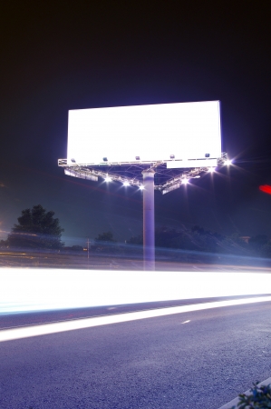 Highway billboardsの写真素材