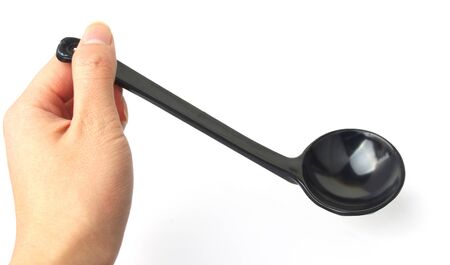 Hand and spoonの写真素材
