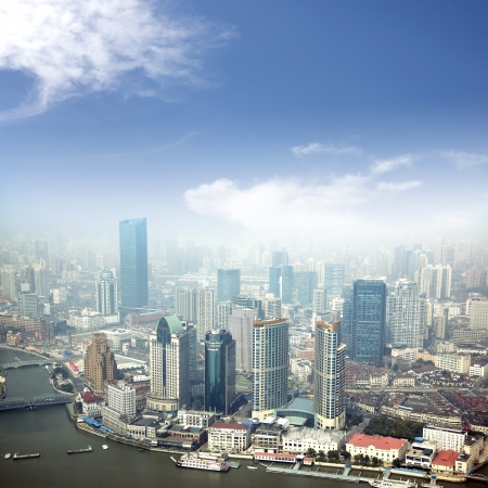Shanghai skyline 2013の写真素材