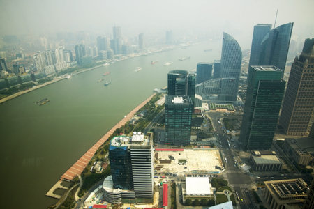 Shanghai skyline 2013
