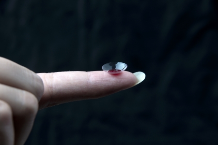 Invisible glassesの写真素材