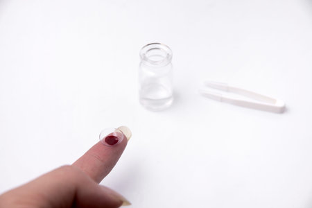 Invisible glassesの写真素材