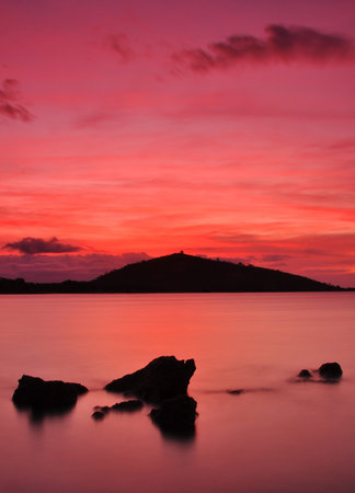 Sunset Bali の写真素材