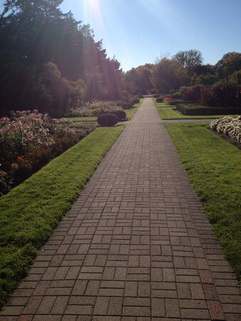 Walkway in Windsor Ontarioの素材