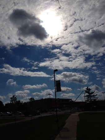 Sky on a beautiful fall dayの素材