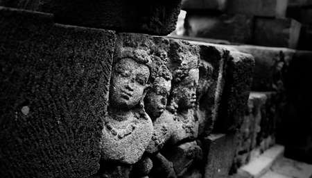 Borobudur Temple Reliefsのeditorial素材