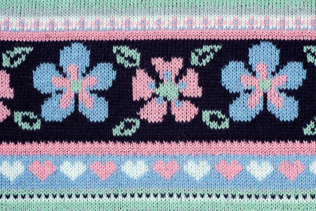 knitted wool texture - backgroundの写真素材