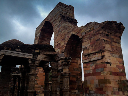 India - Qutub Minarの写真素材