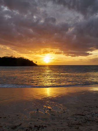 Fijian Sunsetの写真素材