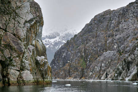 Then end of the world. Beagle Channel between Argentina and Chile.の写真素材