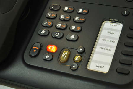 Desk telephone keypadの写真素材