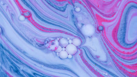 Colorful Organic Shaped Painting Backgroundの写真素材