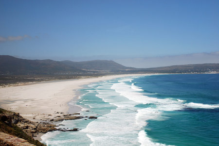 majestic seascape with Atlantic ocean(South Africa)の写真素材