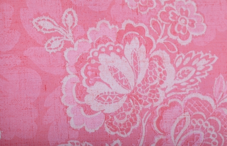 Vintage pink wallpaper with vignette victorian patternの写真素材
