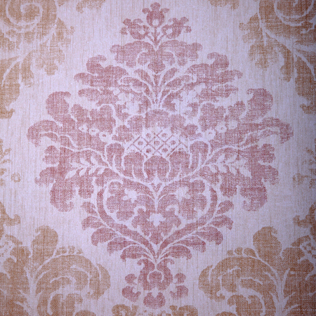 Vintage wallpaper with beige vignette victorian pattern, square shape imageの写真素材