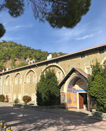 Kykkos monastery in Cyprus, famous religious places, Cyprus landmarksの写真素材