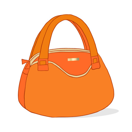 Woman's Hand Bag.のイラスト素材