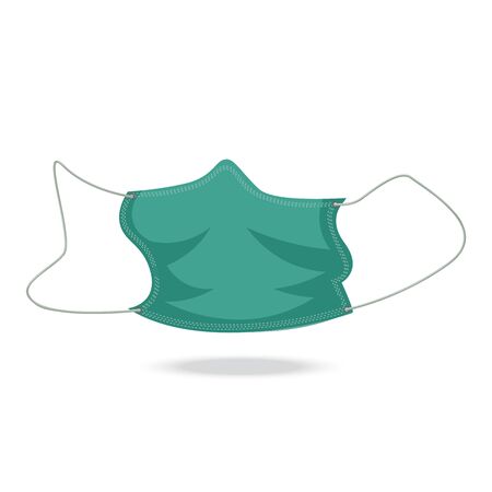 Protective Facial Mask isolated.のイラスト素材
