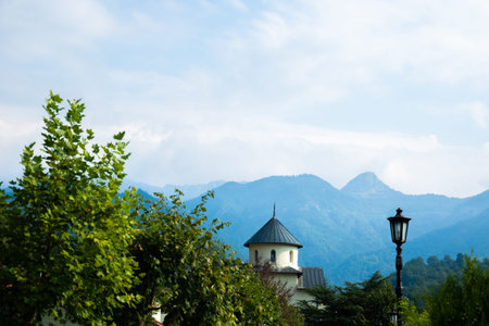 Monastery in the Montenegrin mountains, a cozy and beautiful place away from settlements, a good...