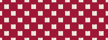 Seamless pattern with pinned blank stick notes, notepad sheets of paper, background for business...