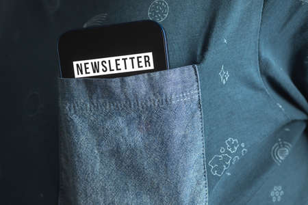 Join and register our Newsletter to update the information and subscribe for the news, new member conceptの写真素材
