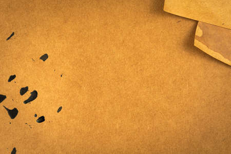 Vintage letter paper texture background. Postcard and greeting card conceptの写真素材