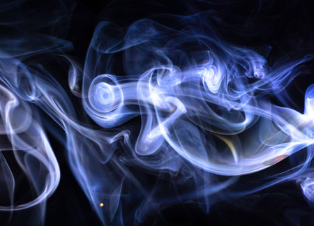 Flowing smoke background. Abstract fog texture backdrop photo