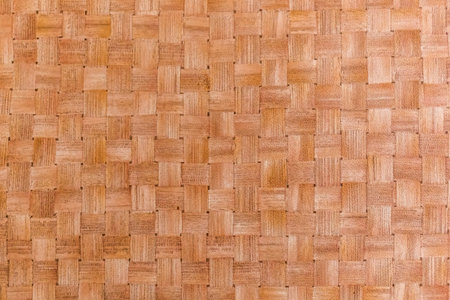 Rustic wicker texture basket. horizontal and vertical lines. Ocher and brown tones background